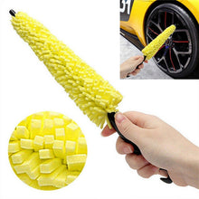 Load image into Gallery viewer, Universal Auto Car Accessories Car Rims Care Tire Wheel Washing Brush Plastic Handle Vehicle Wheel Cleaning Brush Washing Sponge, Wheel Cleaning Brush