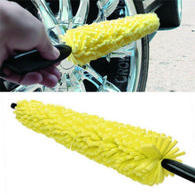 Load image into Gallery viewer, Universal Auto Car Accessories Car Rims Care Tire Wheel Washing Brush Plastic Handle Vehicle Wheel Cleaning Brush Washing Sponge, Wheel Cleaning Brush