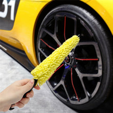 Load image into Gallery viewer, Universal Auto Car Accessories Car Rims Care Tire Wheel Washing Brush Plastic Handle Vehicle Wheel Cleaning Brush Washing Sponge, Wheel Cleaning Brush