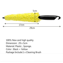Load image into Gallery viewer, Universal Auto Car Accessories Car Rims Care Tire Wheel Washing Brush Plastic Handle Vehicle Wheel Cleaning Brush Washing Sponge, Wheel Cleaning Brush