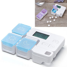 Load image into Gallery viewer, Portable Intelligent Plastic Storage Box Electronic Timing Reminder Medicine Boxes