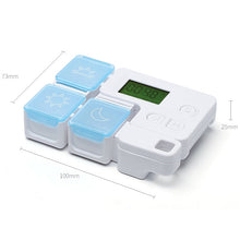 Load image into Gallery viewer, Portable Intelligent Plastic Storage Box Electronic Timing Reminder Medicine Boxes