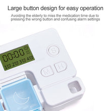 Load image into Gallery viewer, Portable Intelligent Plastic Storage Box Electronic Timing Reminder Medicine Boxes