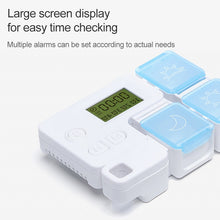 Load image into Gallery viewer, Portable Intelligent Plastic Storage Box Electronic Timing Reminder Medicine Boxes