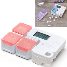 Load image into Gallery viewer, Portable Intelligent Plastic Storage Box Electronic Timing Reminder Medicine Boxes
