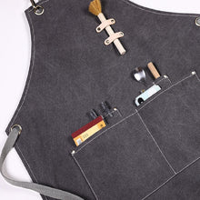 Load image into Gallery viewer, Barbecue Cooking Bartender Antifouling Thick Canvas Apron