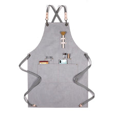Load image into Gallery viewer, Barbecue Cooking Bartender Antifouling Thick Canvas Apron