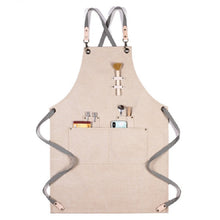 Load image into Gallery viewer, Barbecue Cooking Bartender Antifouling Thick Canvas Apron