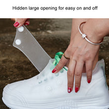 Load image into Gallery viewer, Low Toe Shoe Covers Men And Women Non-Slip Thick Bottom Flip Buckle Waterproof Rain Boots, Size:, 36/37, 38/39, 40/41, 42/43, 44/45