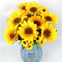 Load image into Gallery viewer, 2 PCS Creative Elegant Artificial Bouquet Sunflower Wedding Party Decoration, Sunflower