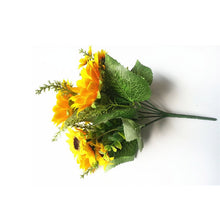 Load image into Gallery viewer, 2 PCS Creative Elegant Artificial Bouquet Sunflower Wedding Party Decoration, Sunflower