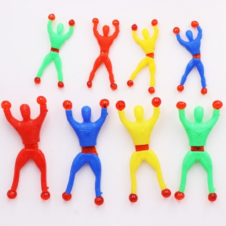 20 PCS Sticky Climbing Wall Superman Climber Toy,  Random Color Delivery