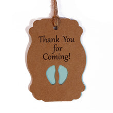 Load image into Gallery viewer, 50pcs / Set Thank You For Coming Kraft Paper Baby Shower Birthday Party Lable