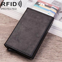 Load image into Gallery viewer, Magnetic RFID Bag Multifunctional Aluminum Automatic Pop-up Credit Card Package