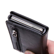Load image into Gallery viewer, Magnetic RFID Bag Multifunctional Aluminum Automatic Pop-up Credit Card Package