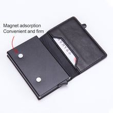 Load image into Gallery viewer, Magnetic RFID Bag Multifunctional Aluminum Automatic Pop-up Credit Card Package