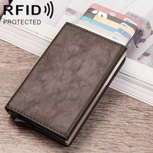 Load image into Gallery viewer, Magnetic RFID Bag Multifunctional Aluminum Automatic Pop-up Credit Card Package