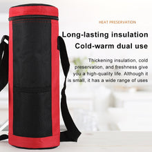 Load image into Gallery viewer, Insulation Pot Cup Set Hot Water Bottle Protective Cover Outdoor Picnic Travel Slung Fresh-keeping Cup Bag, 1.1 - 2L