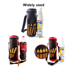 Load image into Gallery viewer, Insulation Pot Cup Set Hot Water Bottle Protective Cover Outdoor Picnic Travel Slung Fresh-keeping Cup Bag, 1.1 - 2L