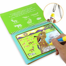 Load image into Gallery viewer, Water Drawing Book Coloring Book Doodle &amp; Magic Pen Painting Drawing Board for Kids Toys Birthday Gift