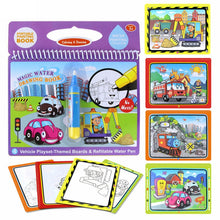 Load image into Gallery viewer, Water Drawing Book Coloring Book Doodle &amp; Magic Pen Painting Drawing Board for Kids Toys Birthday Gift