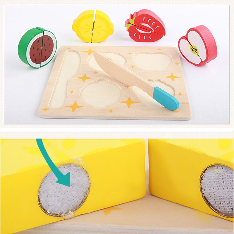 Children Wooden Cutting Fruits and Vegetables Educational Toys Kitchen Pretend Game Cooking Educational Toys