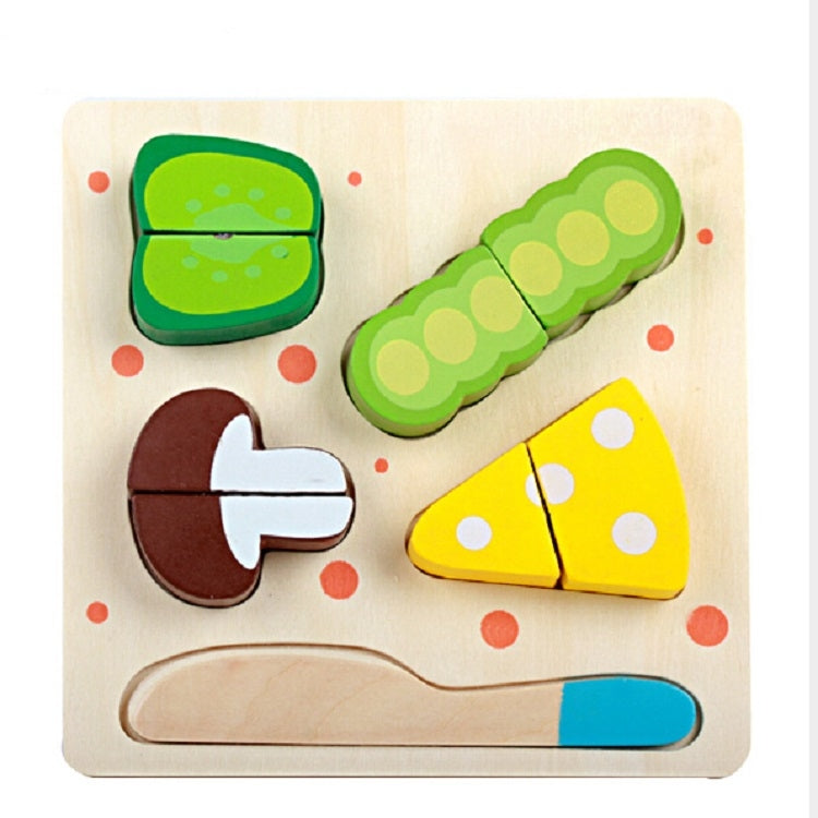 Children Wooden Cutting Fruits and Vegetables Educational Toys Kitchen Pretend Game Cooking Educational Toys