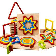 Load image into Gallery viewer, DIY Creative 3D Wooden Puzzle Geometry Shape Puzzle Children Educational Toys