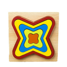 Load image into Gallery viewer, DIY Creative 3D Wooden Puzzle Geometry Shape Puzzle Children Educational Toys