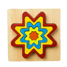 Load image into Gallery viewer, DIY Creative 3D Wooden Puzzle Geometry Shape Puzzle Children Educational Toys