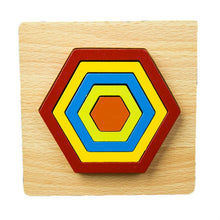 Load image into Gallery viewer, DIY Creative 3D Wooden Puzzle Geometry Shape Puzzle Children Educational Toys