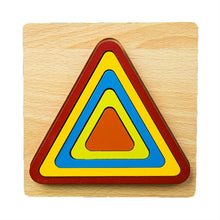 Load image into Gallery viewer, DIY Creative 3D Wooden Puzzle Geometry Shape Puzzle Children Educational Toys