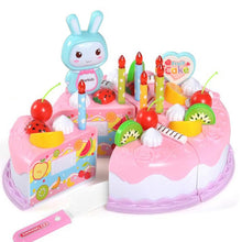 Load image into Gallery viewer, Kitchen Toys Cake Food DIY Pretend Play Fruit Cutting Birthday Toys for Children  Kids Gift