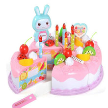 Load image into Gallery viewer, Kitchen Toys Cake Food DIY Pretend Play Fruit Cutting Birthday Toys for Children  Kids Gift