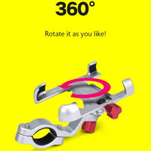 Load image into Gallery viewer, 360 Rotate Eagle Claw Bionic Bike Phone Holder Mount Aluminum Bicycle Motocycle Handlebar Cellphone Stand Bracket