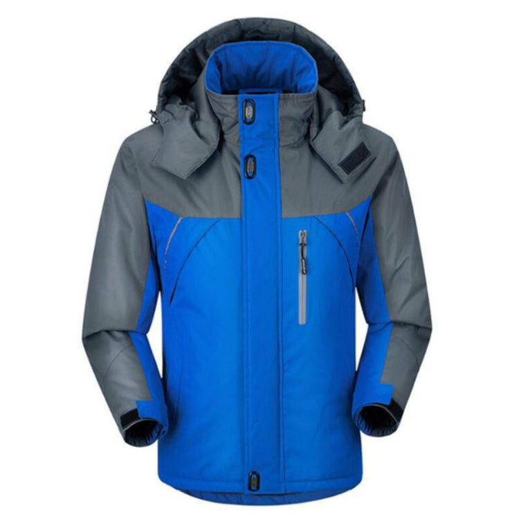 Men Winter Thick Fleece Waterproof Outwear Down Jackets Coats, XL, XXL, XXXL, XXXXL, XXXXXL