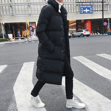 Load image into Gallery viewer, Mens Long Down Jacket Coat Winter Parkas Thick Warm Slim Fit Male Overcoat, M, L, XL, XXL, XXXL, XXXXL, 5XL