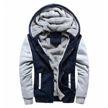 Load image into Gallery viewer, Winter parka men plus velvet warm windproof coats Large Size hooded jackets, M, L, XL, XXL, XXXL, 4XL, 5XL