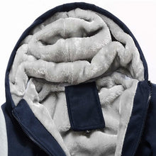 Load image into Gallery viewer, Winter parka men plus velvet warm windproof coats Large Size hooded jackets, M, L, XL, XXL, XXXL, 4XL, 5XL