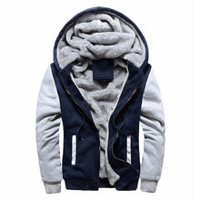 Load image into Gallery viewer, Winter parka men plus velvet warm windproof coats Large Size hooded jackets, M, L, XL, XXL, XXXL, 4XL, 5XL