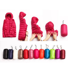 Load image into Gallery viewer, Casual Ultra Light White Duck Down Jacket Women Autumn Winter Warm Coat Hooded Parka, M, L, XL, XXL, XXXL, XXXXL