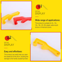 Load image into Gallery viewer, 10 PCS Waterproof ABS Bucket Opener Thicken Paint Bucket Open Cover Wrench Tool, Random Color Delivery