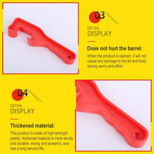 Load image into Gallery viewer, 10 PCS Waterproof ABS Bucket Opener Thicken Paint Bucket Open Cover Wrench Tool, Random Color Delivery