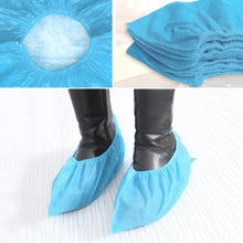 Load image into Gallery viewer, 100 PCS Disposable Shoe Covers Indoor Cleaning Floor Non-Woven Fabric Overshoes, Non-Woven Fabric Overshoes