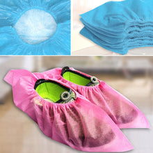 Load image into Gallery viewer, 100 PCS Disposable Shoe Covers Indoor Cleaning Floor Non-Woven Fabric Overshoes, Non-Woven Fabric Overshoes