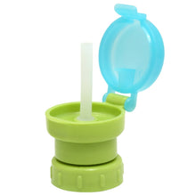 Load image into Gallery viewer, Children Portable Bottled Drinks Anti-overflow Anti-squash Replacement Straw Cap, Green, Red, Blue, Yellow