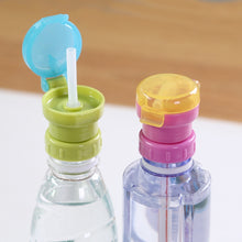 Load image into Gallery viewer, Children Portable Bottled Drinks Anti-overflow Anti-squash Replacement Straw Cap, Green, Red, Blue, Yellow