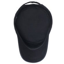 Load image into Gallery viewer, Men Washed Distress Bamboo Cotton Cloth Cap Large Mesh Flat Cap