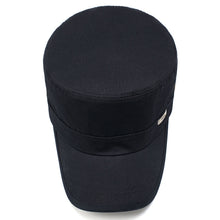 Load image into Gallery viewer, Men Washed Distress Bamboo Cotton Cloth Cap Large Mesh Flat Cap