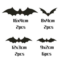 Load image into Gallery viewer, Halloween Stereo Wall Stickers Simulation Bat Stickers